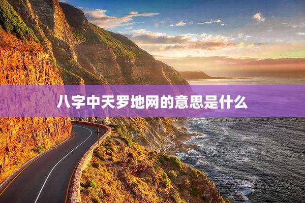 八字中天罗地网的意思是什么