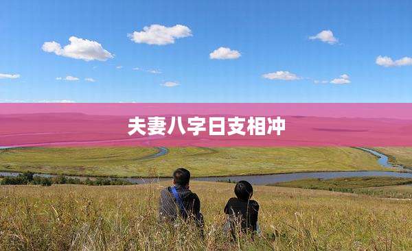 夫妻八字日支相冲