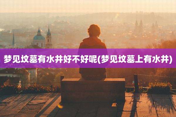 梦见坟墓有水井好不好呢(梦见坟墓上有水井)