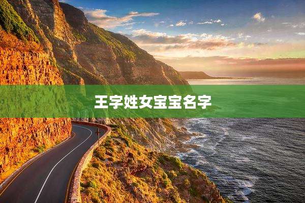 王字姓女宝宝名字