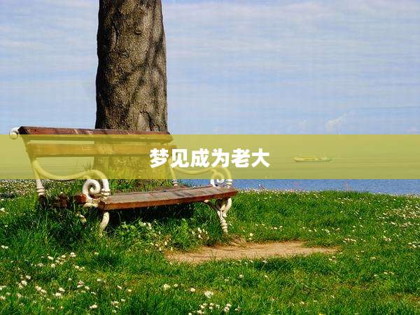 梦见成为老大
