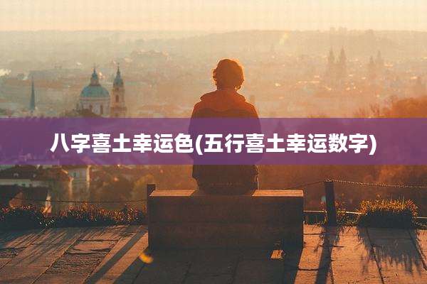 八字喜土幸运色(五行喜土幸运数字)