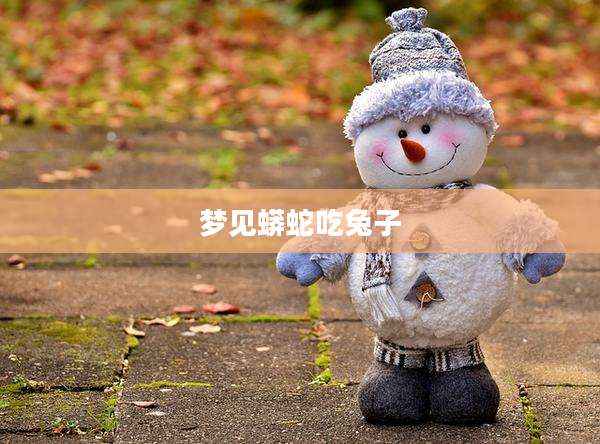 梦见蟒蛇吃兔子
