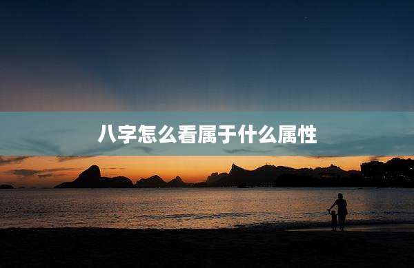 八字怎么看属于什么属性