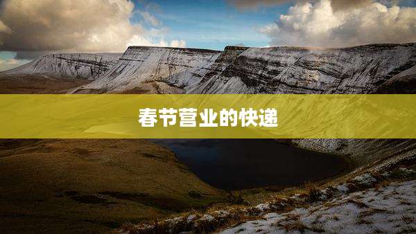 春节营业的快递