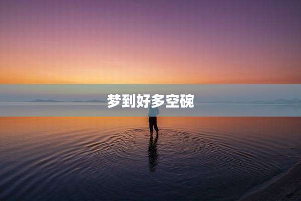 梦到好多空碗