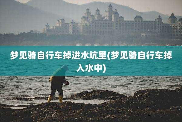 梦见骑自行车掉进水坑里(梦见骑自行车掉入水中)