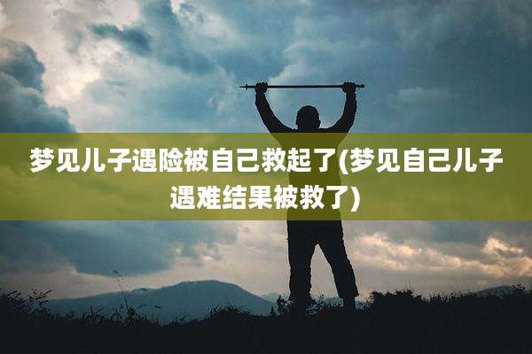 梦见儿子遇险被自己救起了(梦见自己儿子遇难结果被救了)