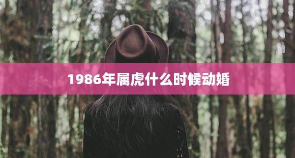 1986年属虎什么时候动婚