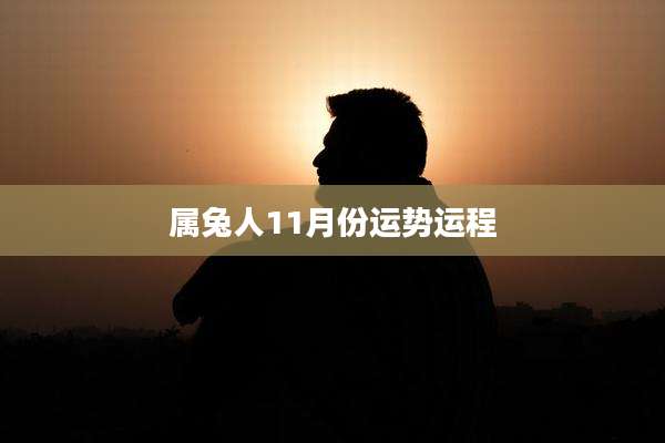 属兔人11月份运势运程