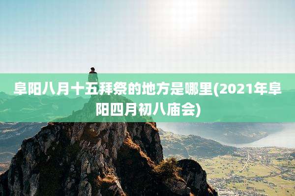 阜阳八月十五拜祭的地方是哪里(2021年阜阳四月初八庙会)