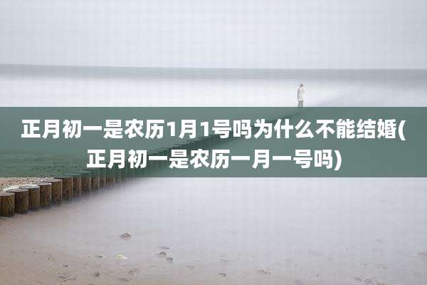 正月初一是农历1月1号吗为什么不能结婚(正月初一是农历一月一号吗)