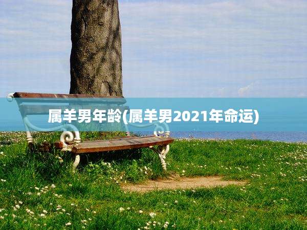 属羊男年龄(属羊男2021年命运)