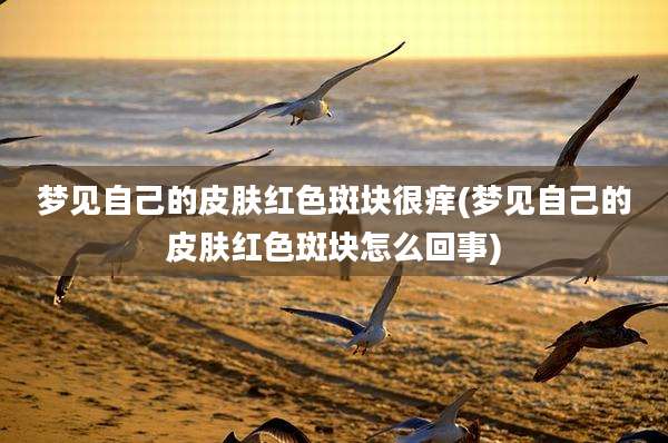 梦见自己的皮肤红色斑块很痒(梦见自己的皮肤红色斑块怎么回事)