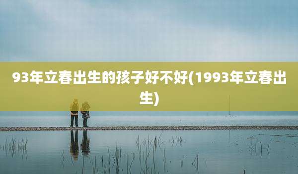 93年立春出生的孩子好不好(1993年立春出生)