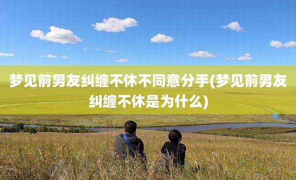 梦见前男友纠缠不休不同意分手(梦见前男友纠缠不休是为什么)