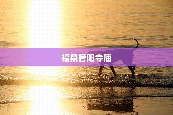 福鼎管阳寺庙