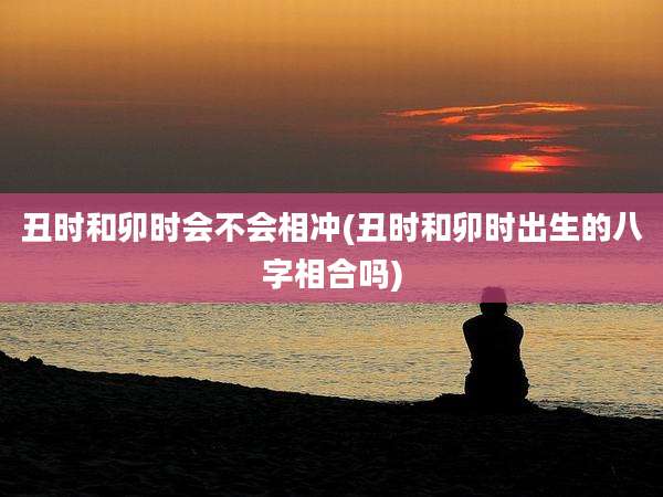 丑时和卯时会不会相冲(丑时和卯时出生的八字相合吗)