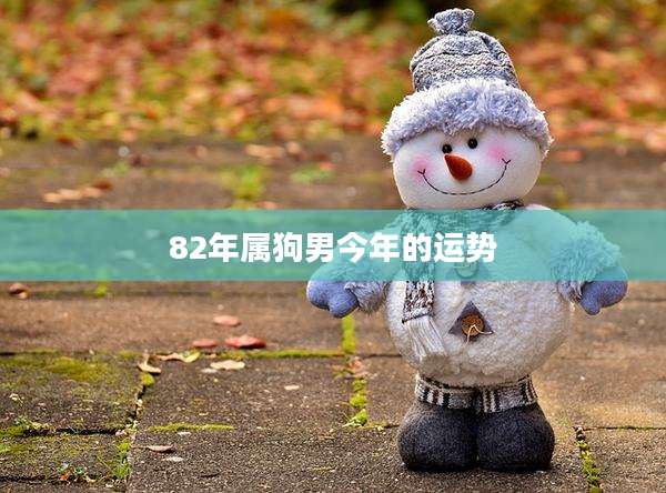 82年属狗男今年的运势
