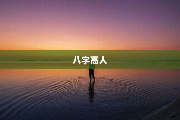 八字高人