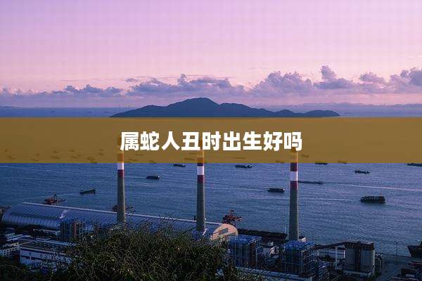 属蛇人丑时出生好吗