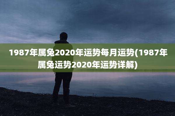 1987年属兔2020年运势每月运势(1987年属兔运势2020年运势详解)