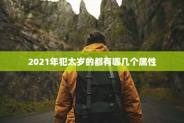 2021年犯太岁的都有哪几个属性