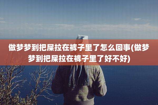 做梦梦到把屎拉在裤子里了怎么回事(做梦梦到把屎拉在裤子里了好不好)