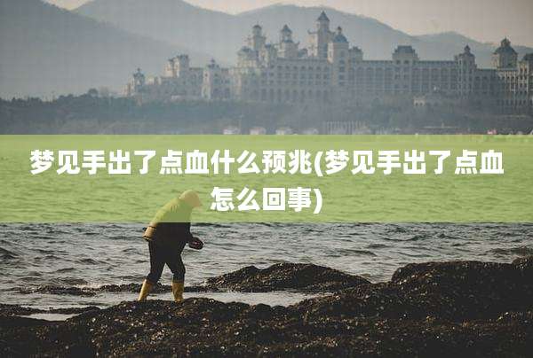 梦见手出了点血什么预兆(梦见手出了点血怎么回事)