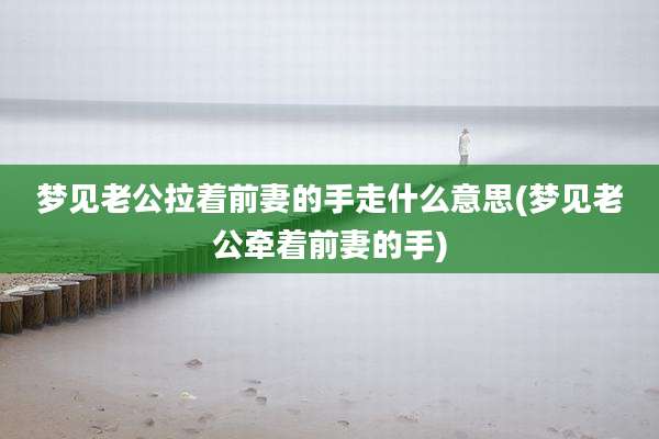 梦见老公拉着前妻的手走什么意思(梦见老公牵着前妻的手)