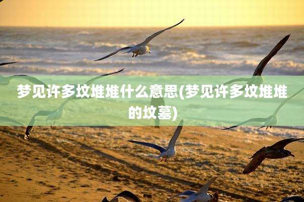 梦见许多坟堆堆什么意思(梦见许多坟堆堆的坟墓)
