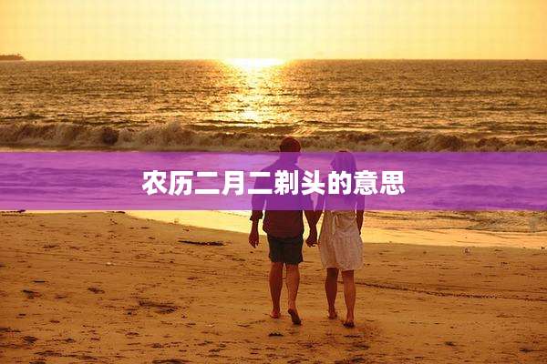 农历二月二剃头的意思