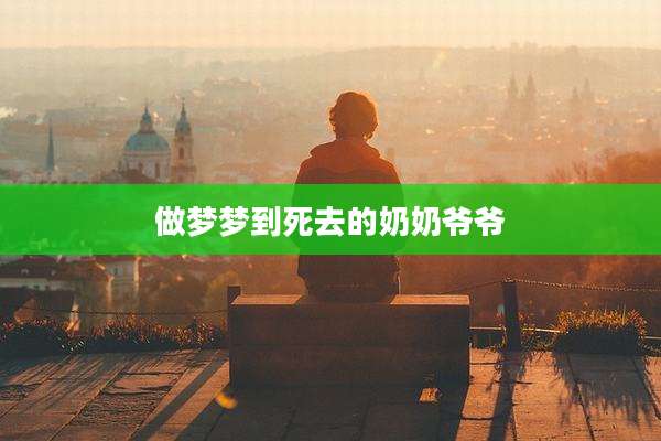 做梦梦到死去的奶奶爷爷