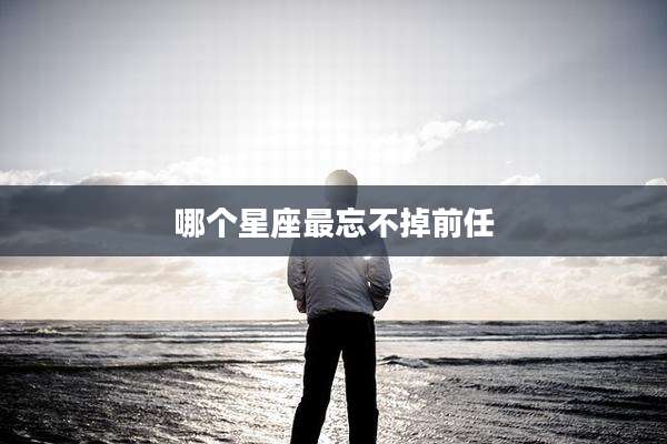 哪个星座最忘不掉前任
