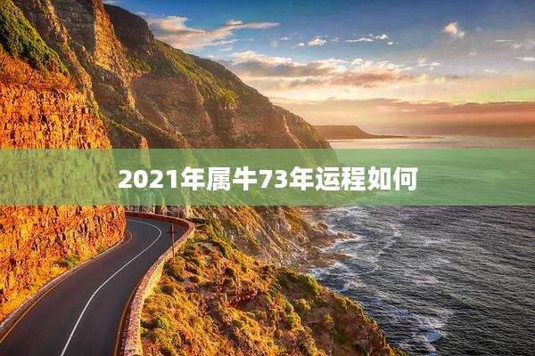 2021年属牛73年运程如何