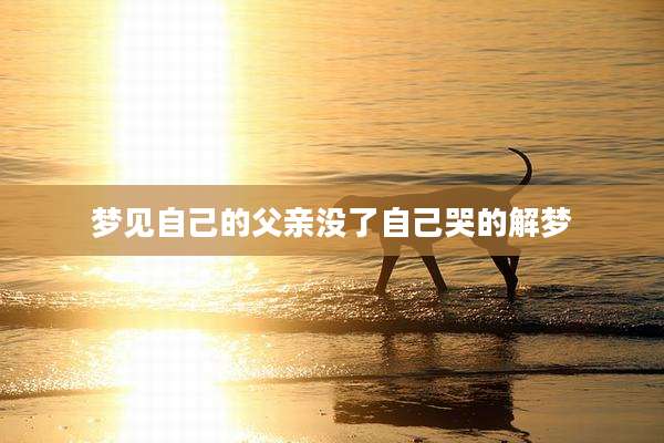 梦见自己的父亲没了自己哭的解梦