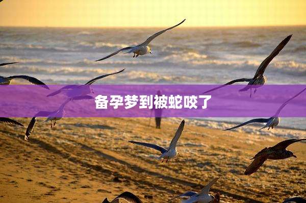 备孕梦到被蛇咬了