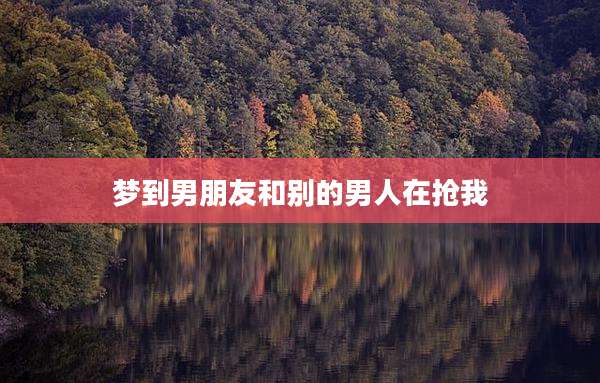 梦到男朋友和别的男人在抢我