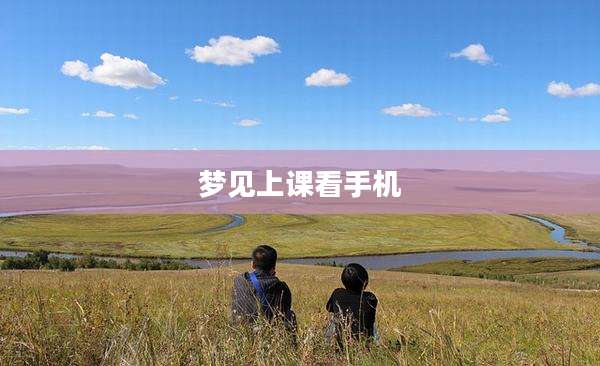 梦见上课看手机
