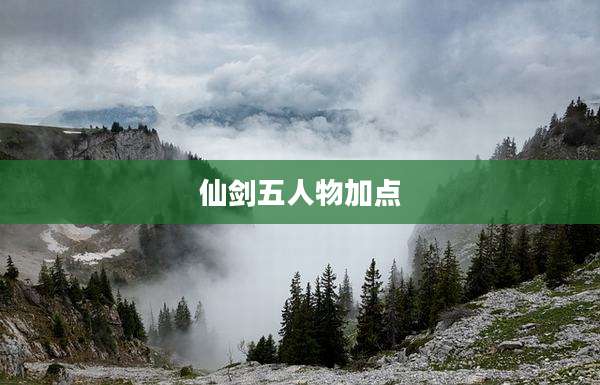 仙剑五人物加点