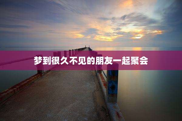 梦到很久不见的朋友一起聚会
