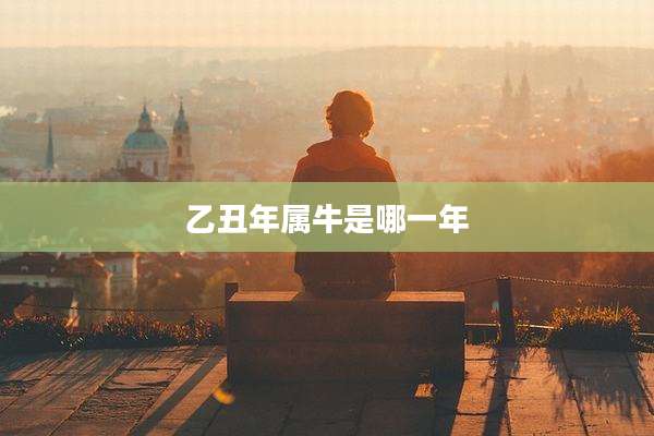 乙丑年属牛是哪一年