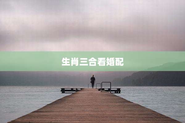 生肖三合看婚配