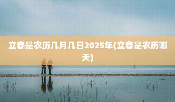 立春是农历几月几日2025年(立春是农历哪天)