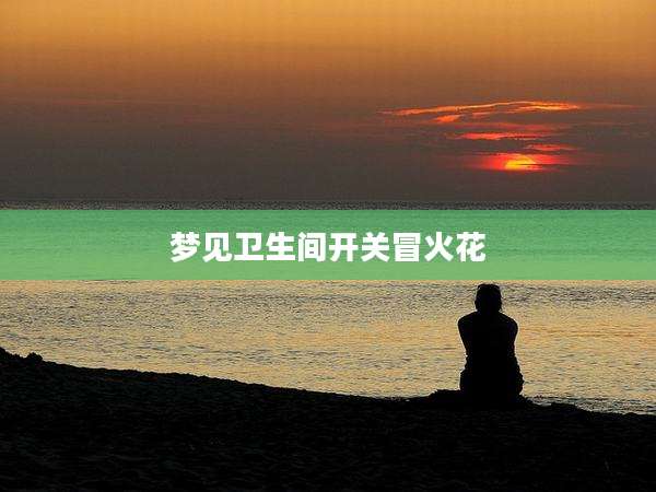梦见卫生间开关冒火花