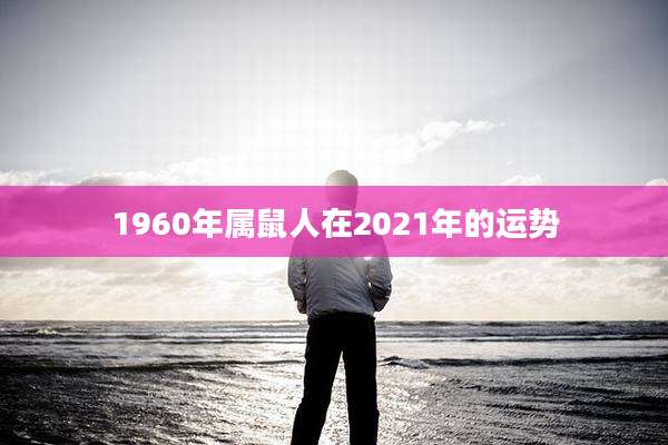 1960年属鼠人在2021年的运势