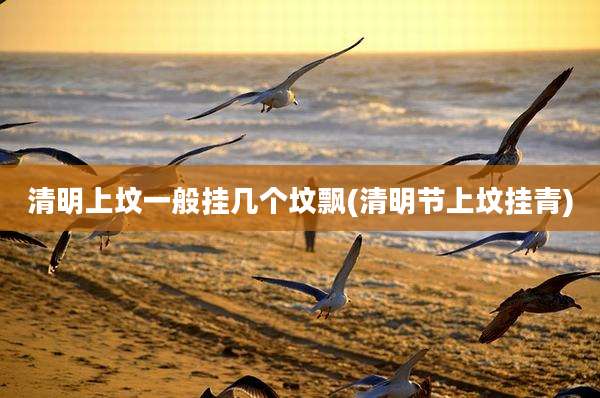 清明上坟一般挂几个坟飘(清明节上坟挂青)