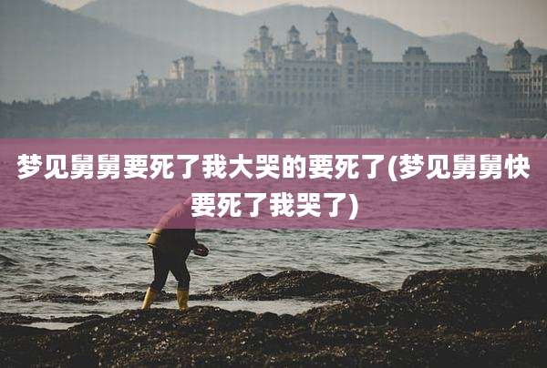 梦见舅舅要死了我大哭的要死了(梦见舅舅快要死了我哭了)