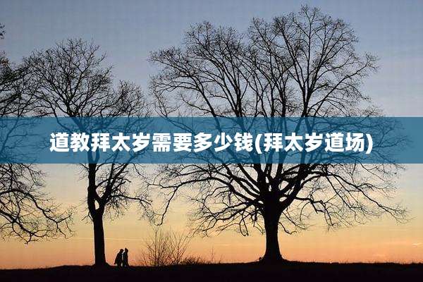 道教拜太岁需要多少钱(拜太岁道场)
