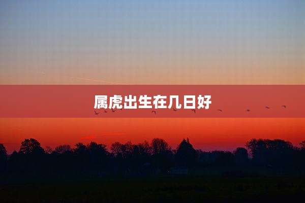 属虎出生在几日好